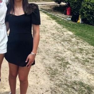 black french connection dress